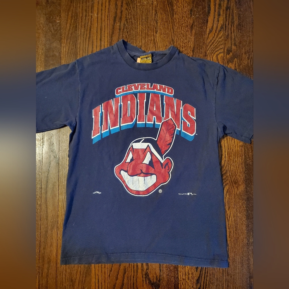 Vintage 90s Cleveland Indians Shirt Size Large